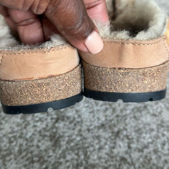 HAFLINGER Saskatchewan Lambskin Leather Clog Unisex 36/5 - Picture 5 of 9